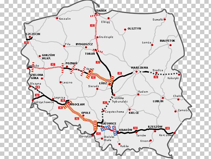 Highways In Poland Toll Road Controlled-access Highway PNG, Clipart, Angle, Area, Controlledaccess Highway, Diagram, Highway Free PNG Download