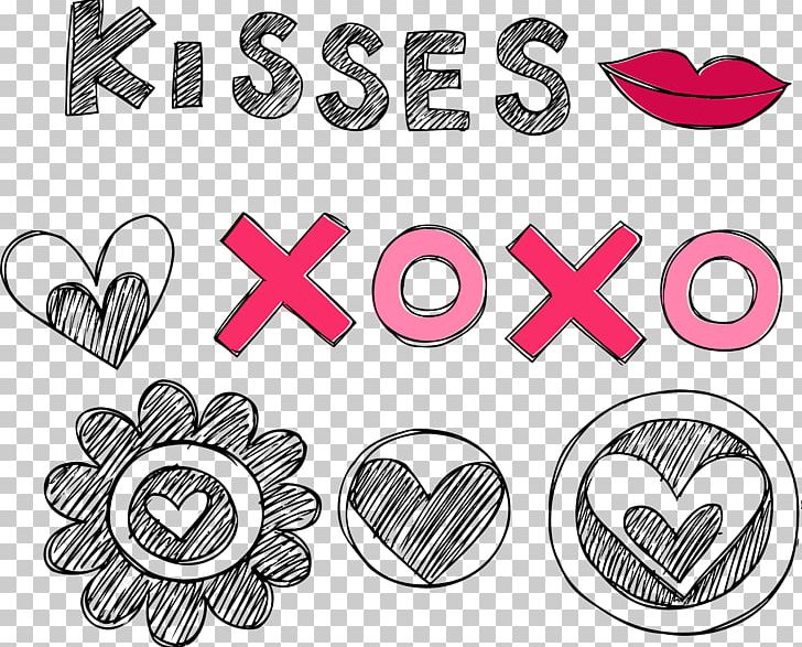 Love Paper Kiss PNG, Clipart, Brand, Cartoon, Cartoon Hand Painted, Christmas Decoration, Circle Free PNG Download