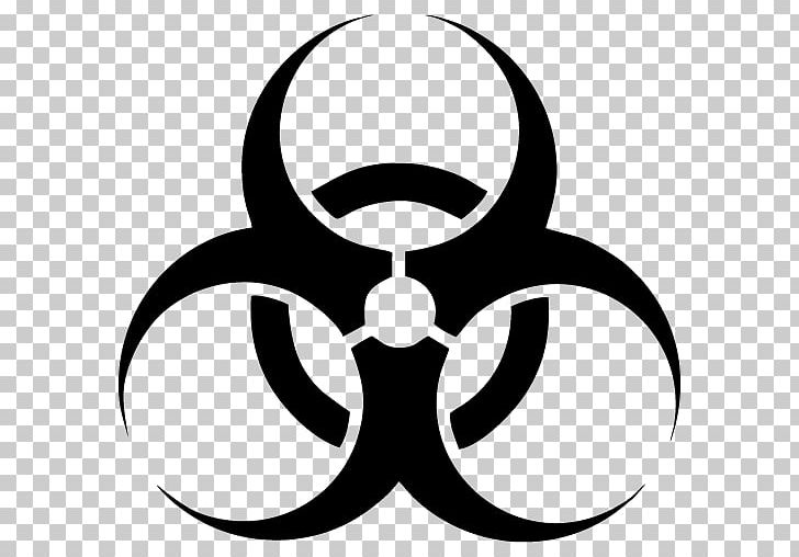 Biological Hazard Computer Icons PNG, Clipart, Artwork, Biological Hazard, Biological Warfare, Black, Black And White Free PNG Download