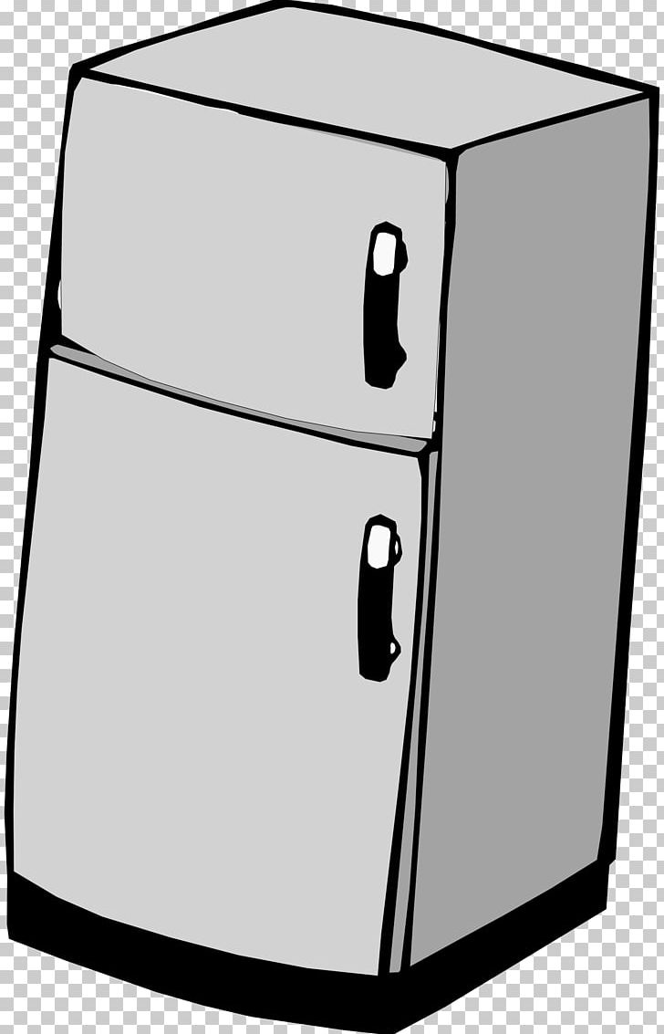 Refrigerator Freezers PNG, Clipart, Angle, Area, Black And White, Cartoon, Computer Icons Free PNG Download