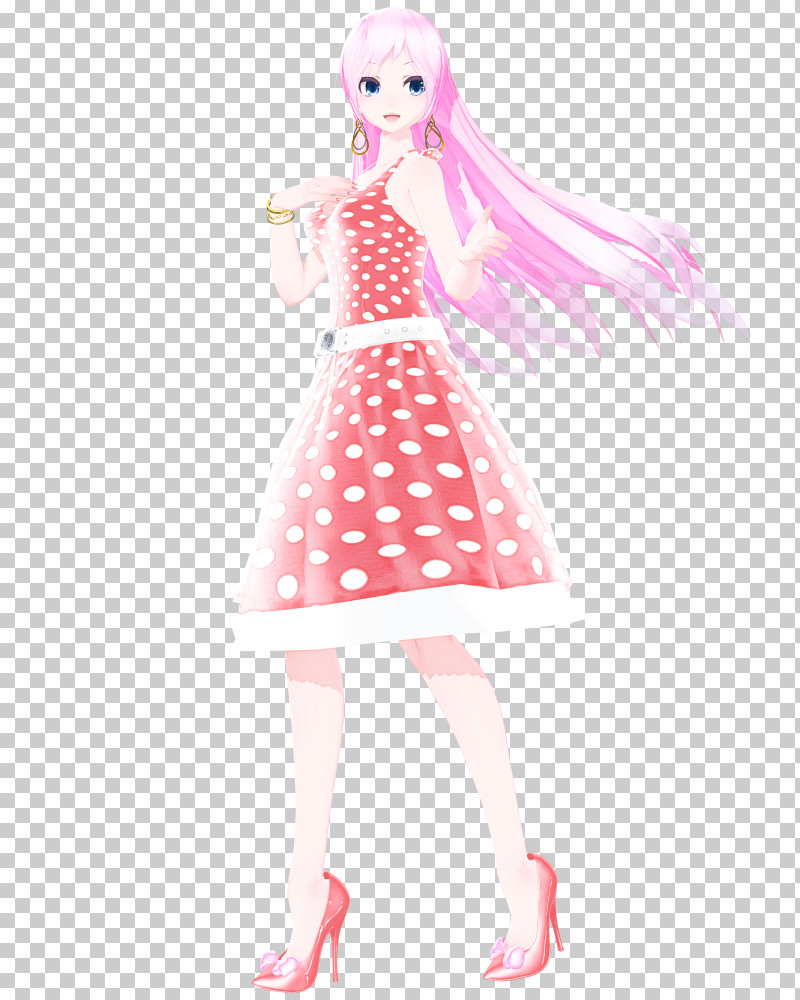 Polka Dot PNG, Clipart, Barbie, Doll, Dress, Fashion Design, Long Hair Free PNG Download