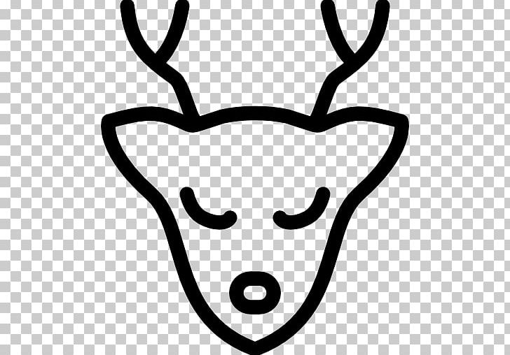 Reindeer Christmas Computer Icons PNG, Clipart, Antler, Black And White, Cartoon, Christmas Decoration, Compute Free PNG Download
