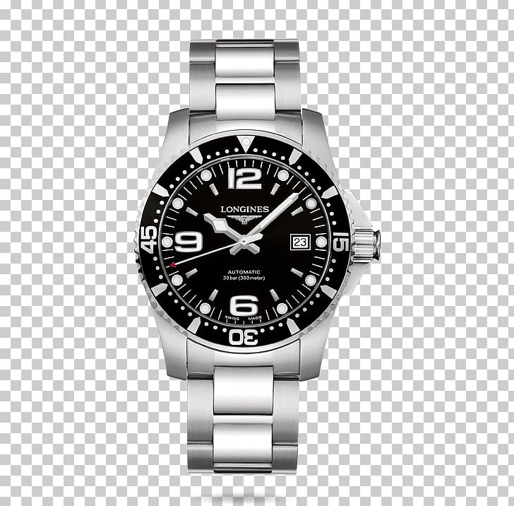 Saint-Imier Longines Automatic Watch Diving Watch PNG, Clipart, Accessories, Bac, Black, Black Hair, Black White Free PNG Download