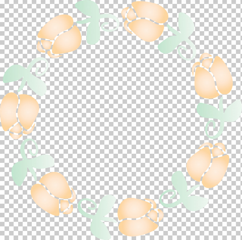 Tulip Frame Easter Frame PNG, Clipart, Aqua, Circle, Easter Frame, Line, Peach Free PNG Download