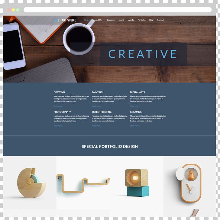 Template Responsive Web Design Art Joomla WordPress PNG, Clipart, Art, Artist, Art Museum, Bar Creative Theme, Brand Free PNG Download