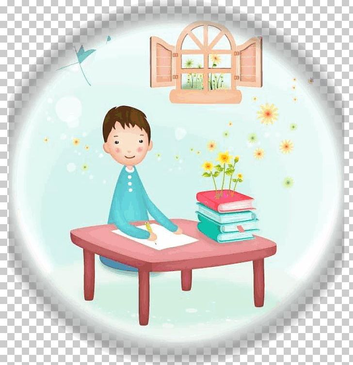 Writing Cartoon PNG, Clipart, Cartoon, Chair, Child, Dishware, Furniture Free PNG Download