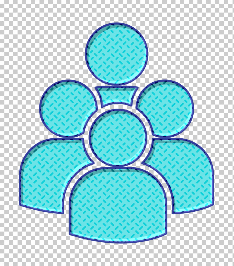 Group Icon Humans 3 Icon Group Of Users Silhouette Icon PNG, Clipart, Aqua, Circle, Group Icon, Humans 3 Icon, Teal Free PNG Download