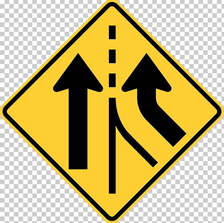 Traffic Sign Lane Merge Warning Sign PNG, Clipart, Angle, Area, Carriageway, Lane, Lane Control Free PNG Download