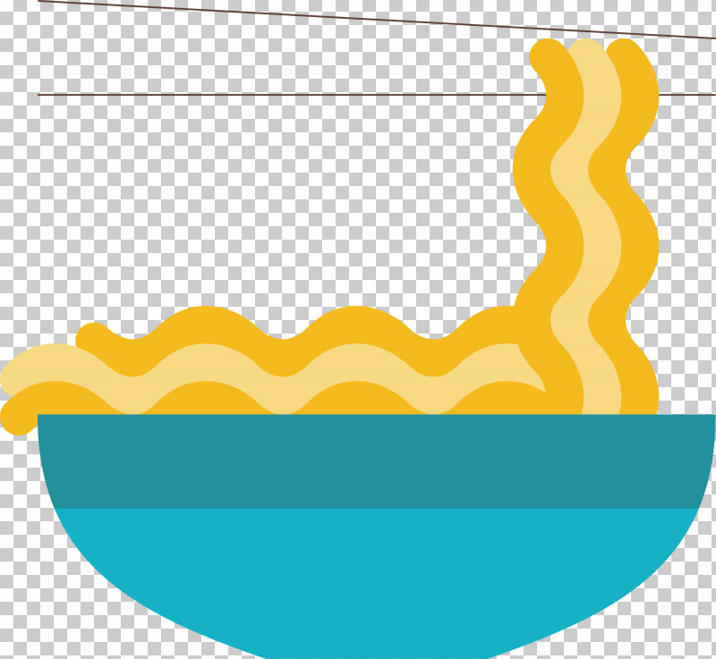 Noodles PNG, Clipart, Aqua, Line, Noodles, Turquoise, Yellow Free PNG Download