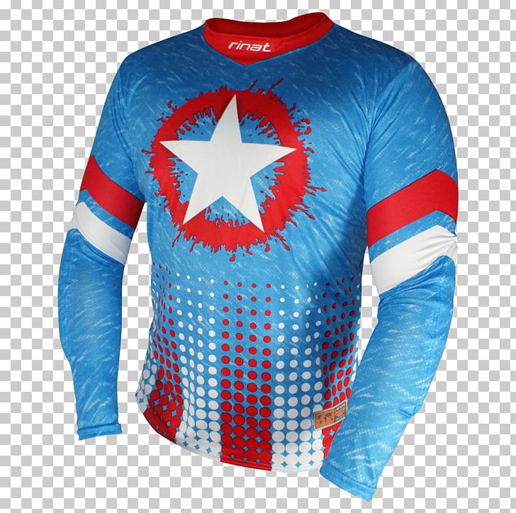 Jersey T-shirt Goalkeeper Glove Sport PNG, Clipart, Active Shirt, Blue, Bluza, Clothing, Cycling Jersey Free PNG Download