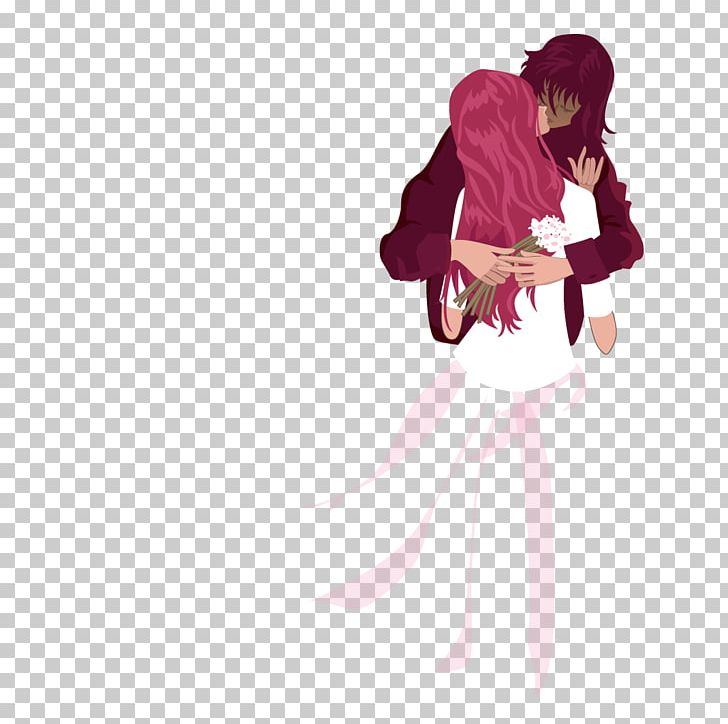 Kiss Hug Significant Other PNG, Clipart, Adobe Illustrator, Anime, Cartoon Couple, Clinch, Clothing Free PNG Download