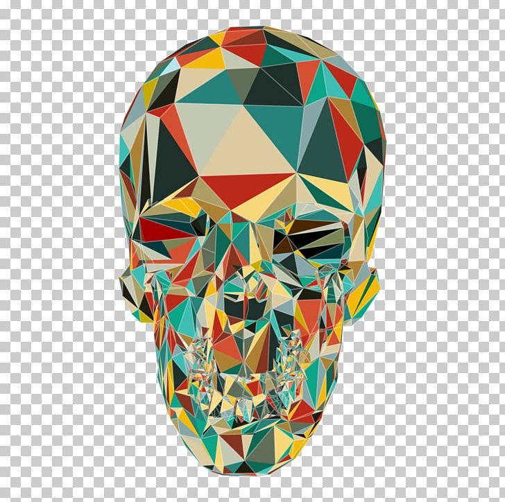 Skull Calavera T-shirt Polygon PNG, Clipart, Abstract Pattern, Bone, Calavera, Color, Decorative Pattern Free PNG Download