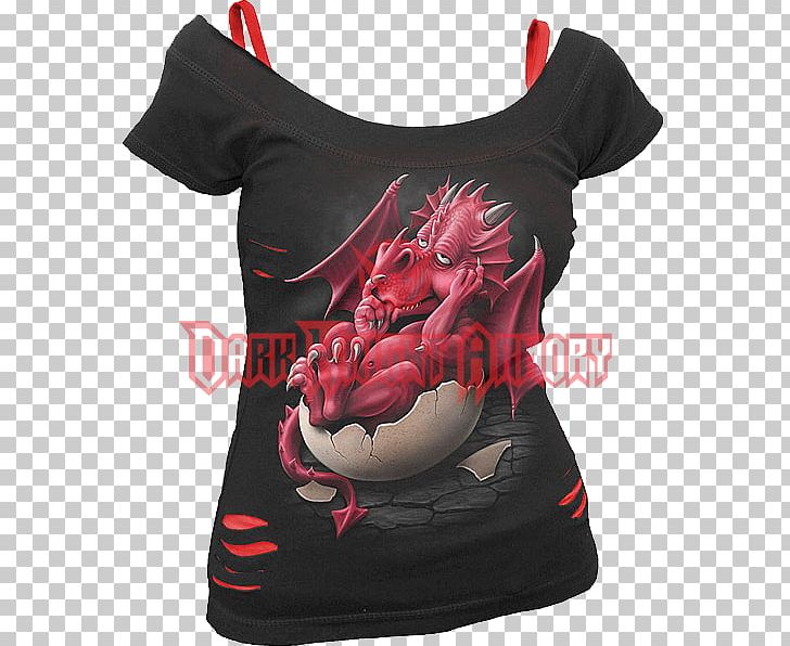 T-shirt Gothic Fashion Top Clothing Dress PNG, Clipart, 2in1 Pc, Clothing, Dragon, Dress, Fictional Character Free PNG Download