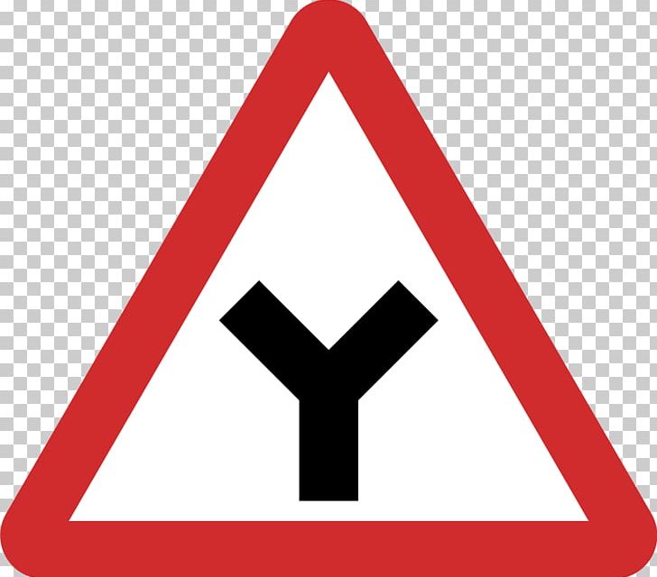 Road Signs In Singapore Traffic Sign Three-way Junction Intersection PNG, Clipart, Angle, Area, Brand, Danger, Highway Free PNG Download