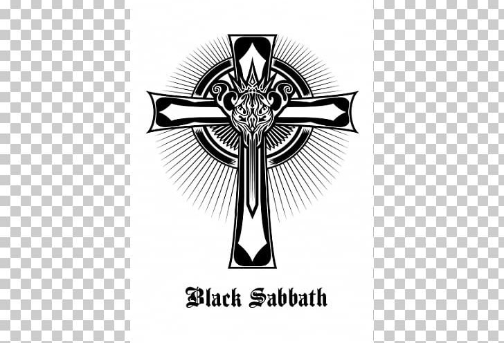 T-shirt Black Sabbath Logo The Rules Of Hell Paranoid PNG, Clipart, Black And White, Black Sabbath, Brand, Clothing, Cross Free PNG Download