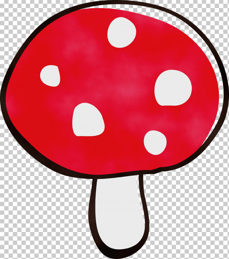 Red Smile PNG, Clipart, Cartoon Mushroom, Cute, Mushroom, Paint, Red Free PNG Download
