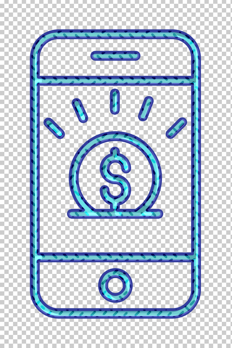 Investment Icon Dollar Coin Icon Smartphone Icon PNG, Clipart, Blue, Dollar Coin Icon, Investment Icon, Line, Smartphone Icon Free PNG Download