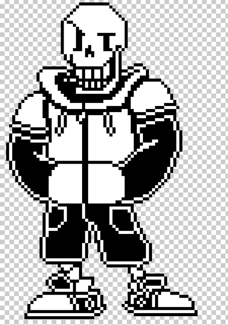 Sprite Pixel Art Undertale Papyrus PNG, Clipart, Area, Art, Backbone, Black And White, Computer Graphics Free PNG Download