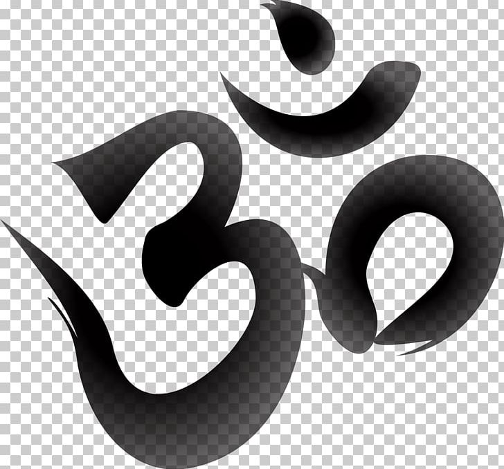 Ganesha Om Symbol Hinduism Yoga PNG, Clipart, Black And White, Brand, Ganesha, Hinduism, Lakshmi Free PNG Download