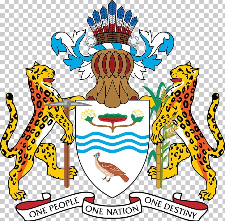 British Guiana Georgetown Iwokrama Forest Coat Of Arms Of Guyana PNG, Clipart, Area, Artwork, British Guiana, Carnivoran, Coat  Free PNG Download