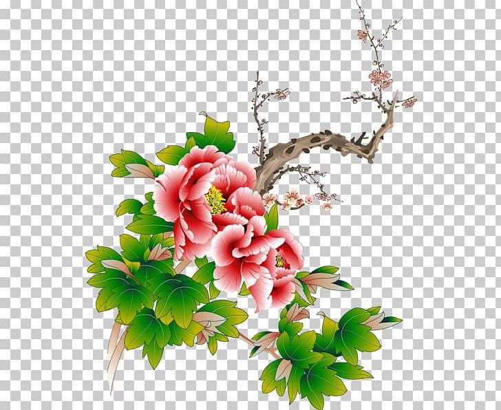 Moutan Peony 工筆牡丹 Graphics Painting PNG, Clipart, Art, Artificial Flower, Blossom, Branch, Cherry Blossom Free PNG Download