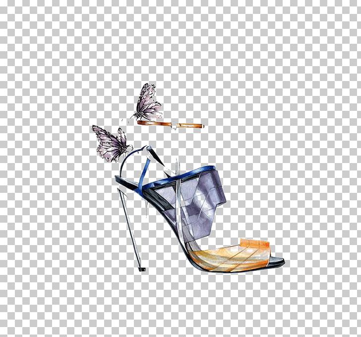 Shoe Drawing Fashion Designer Illustration PNG, Clipart, Accessories, Butterfly, Cartoon, Clothing, Creative Background Free PNG Download
