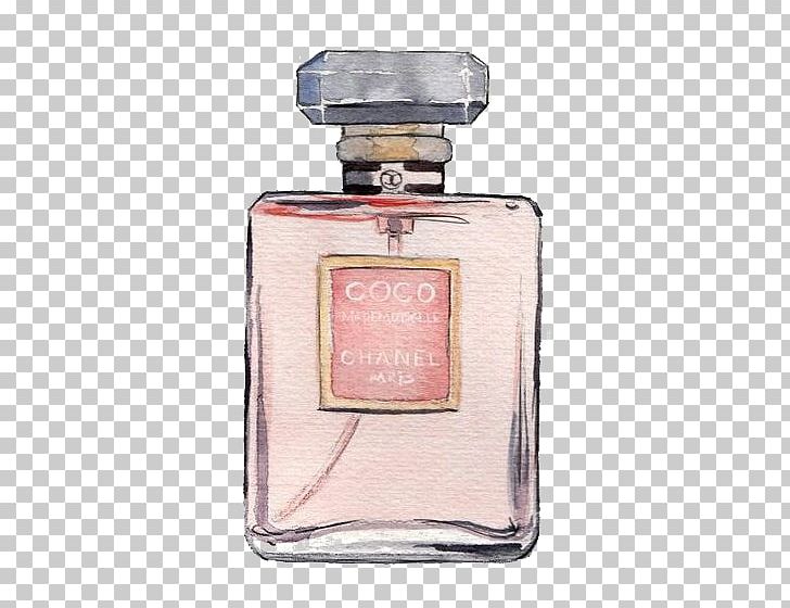 Chanel No. 5 Coco Mademoiselle Watercolor Painting PNG, Clipart, Cartoon, Chanel, Chanel Perfume, Coco Chanel, Cosmetics Free PNG Download