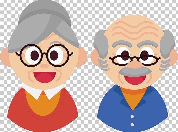 Euclidean Grandparent Old Age PNG, Clipart, Avatar, Boy, Cartoon, Cheek