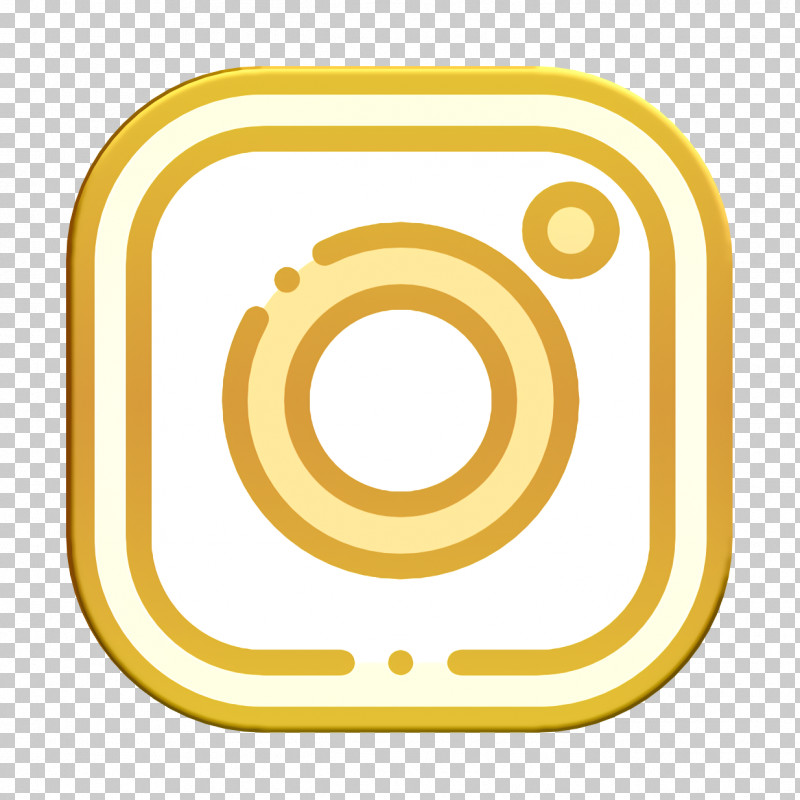 Instagram Icon Social Media Icon PNG, Clipart, Instagram Icon, Meter, Number, Social Media Icon, Yellow Free PNG Download