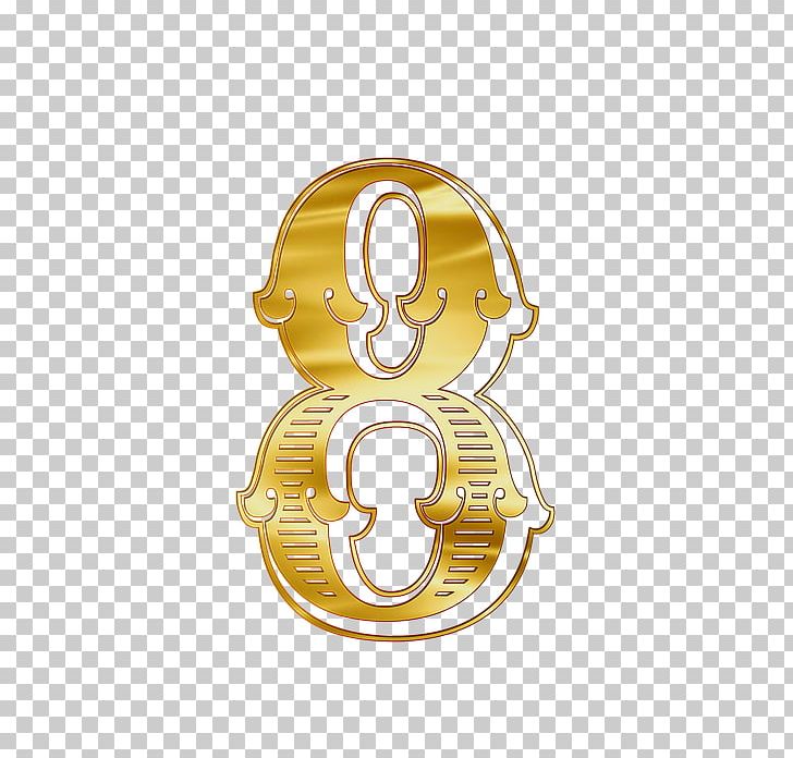 Numerical Digit Number PNG, Clipart, Creative Work, Download, Eight, Gold, Gratis Free PNG Download