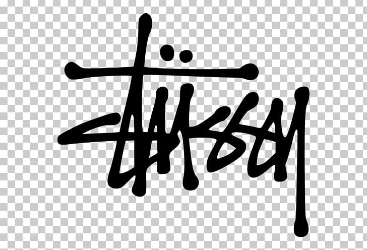 T-shirt Stüssy Logo Brand Clothing PNG, Clipart, Adidas, Angle, Black And White, Brand, Clothing Free PNG Download