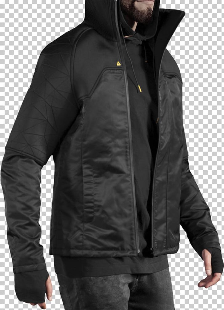 Deus Ex: Human Revolution Deus Ex: Mankind Divided Hoodie Jacket PNG, Clipart, Black, Blouson, Clothing, Coat, Deus Ex Free PNG Download