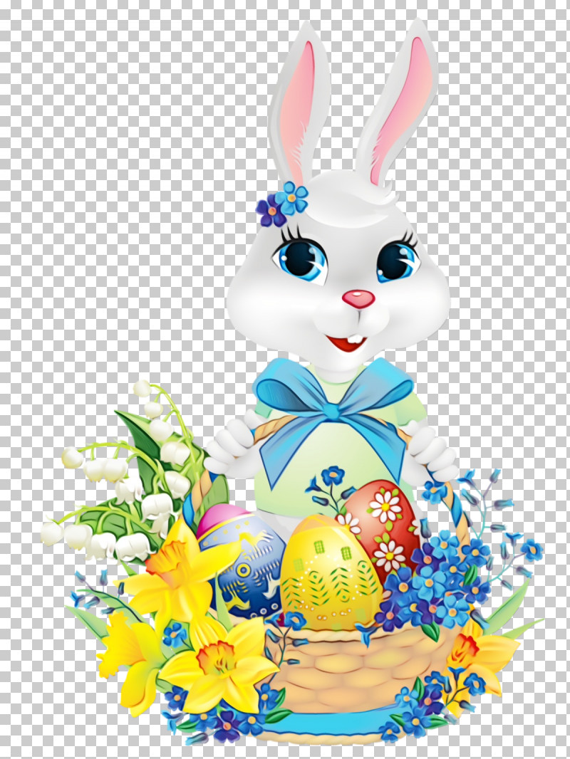 Easter Bunny PNG, Clipart, Basket, Cute Easter Basket With Eggs, Easter, Easter Bunny, Easter Egg Free PNG Download