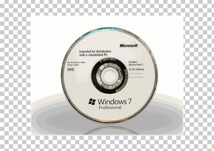 Laptop Microsoft Windows 7 Professional W/SP1 Product Key Computer Software PNG, Clipart, 32bit, 64bit Computing, Compact Disc, Computer Software, Data Storage Device Free PNG Download