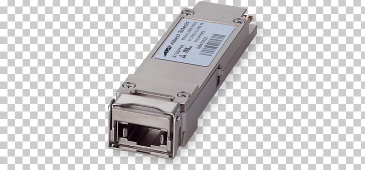 QSFP Allied Telesis Gigabit Ethernet Small Form-factor Pluggable Transceiver PNG, Clipart, Allied Telesis, Computer Network, Electronics, Electronics Accessory, Form Factor Free PNG Download