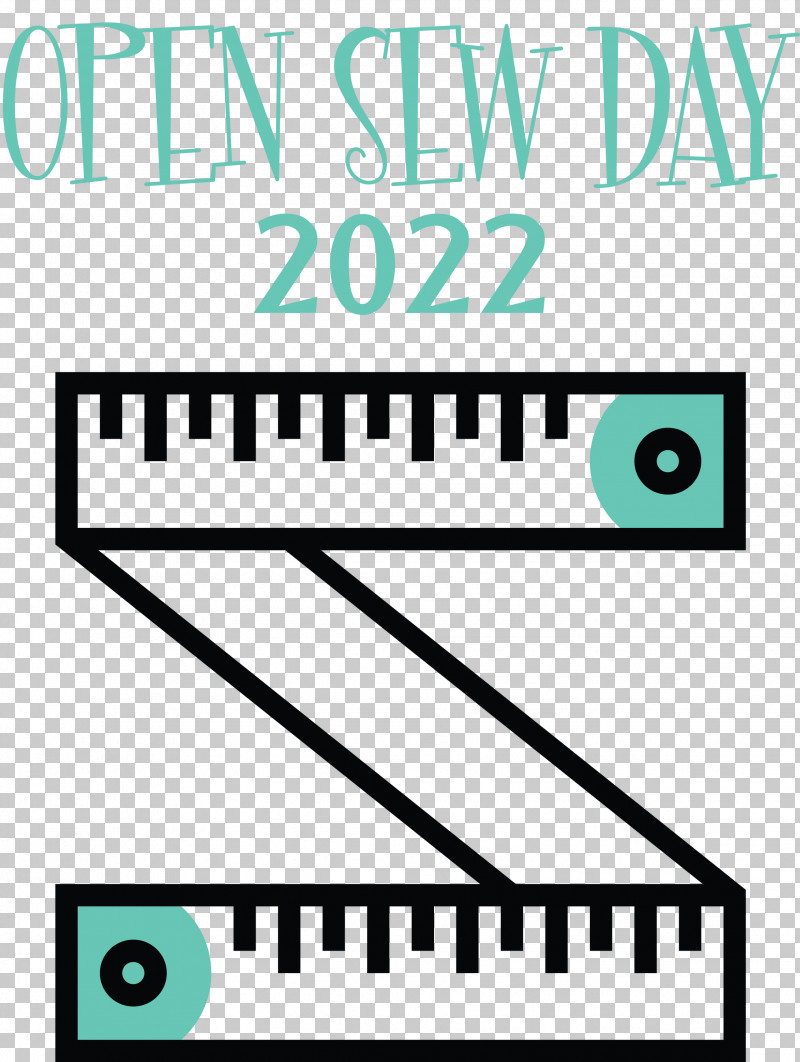 Open Sew Day Sew Day PNG, Clipart, Geometry, Line, Mathematics, Meter, Teal Free PNG Download