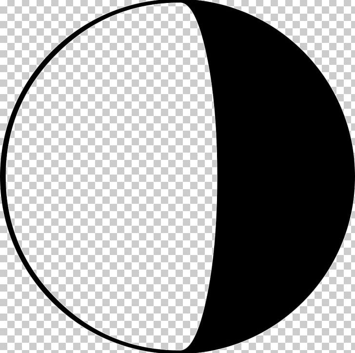 Lunar Phase Full Moon Crescent New Moon PNG, Clipart, Area, Black, Black And White, Circle, Computer Icons Free PNG Download