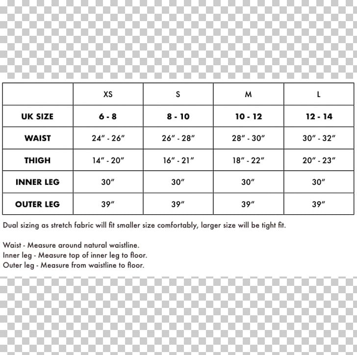 Fabric Chart For Clothes