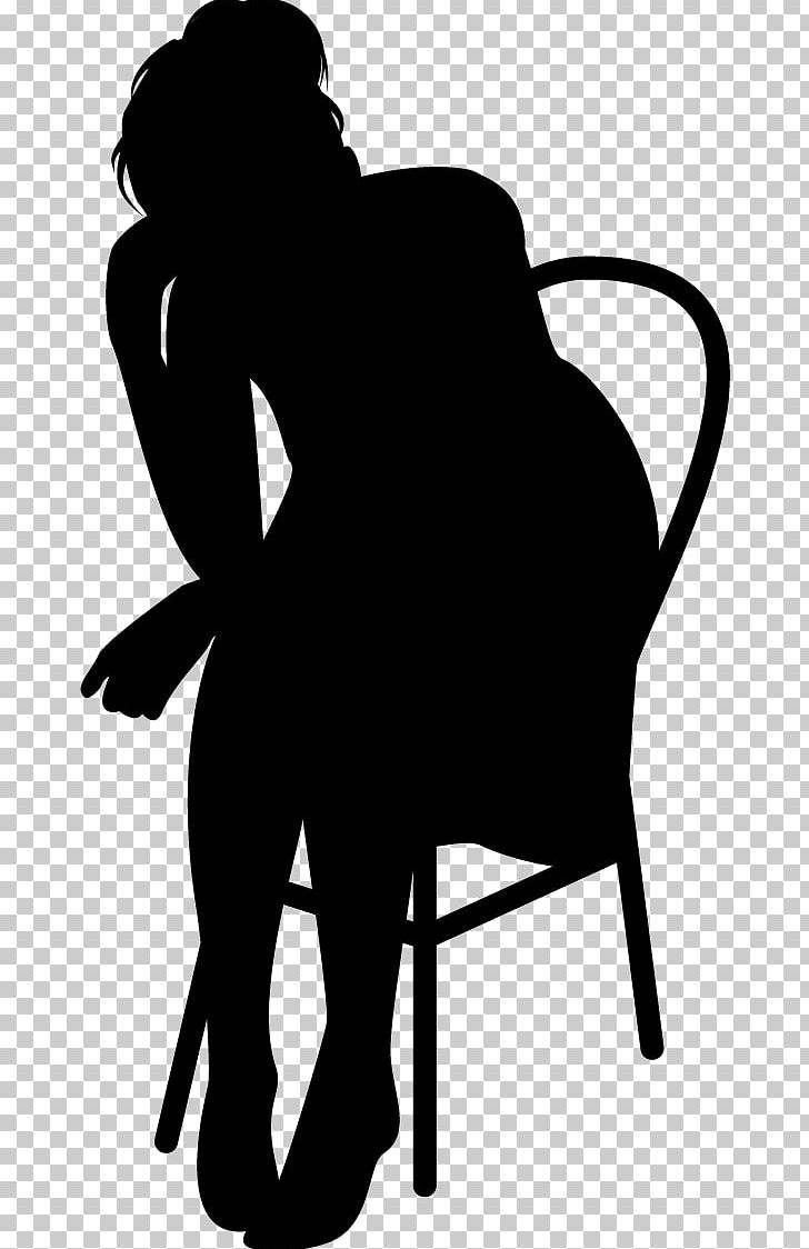 Chair Silhouette Sitting PNG, Clipart, Black, Black And White, Black Beauty, Chair, Furniture Free PNG Download