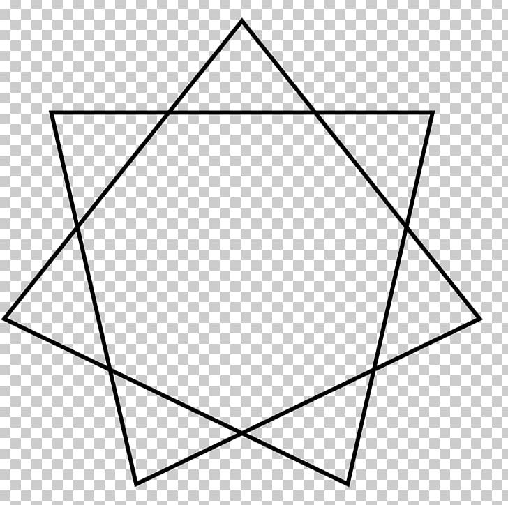 Heptagram Star Polygon Heptagon Geometry PNG, Clipart, Angle, Are, Black, Black And White, Circle Free PNG Download