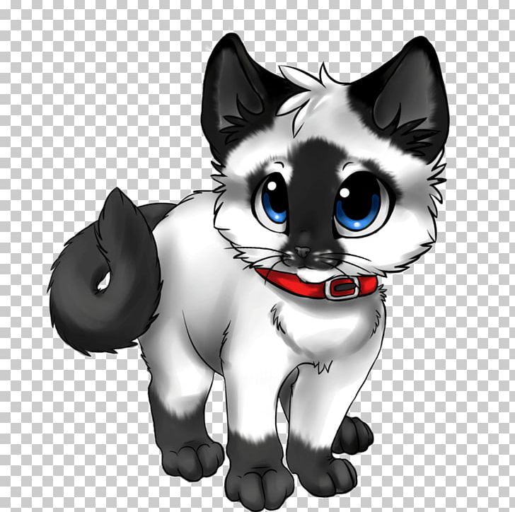 Siamese Cat Kitten Anime Drawing Animation PNG, Clipart, Animals
