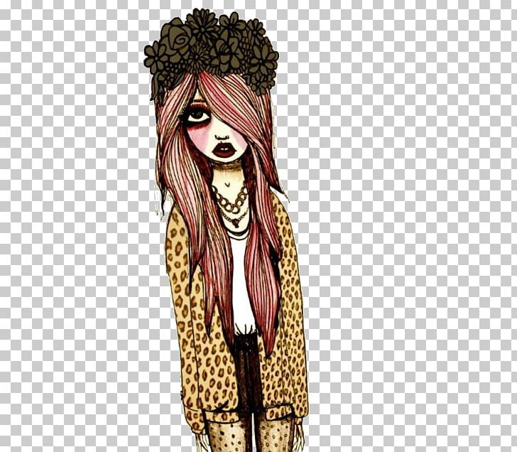 Drawing Art Fashion Illustration Doodle PNG, Clipart, Art, Brown Hair, Caricature, Costume Design, Doodle Free PNG Download