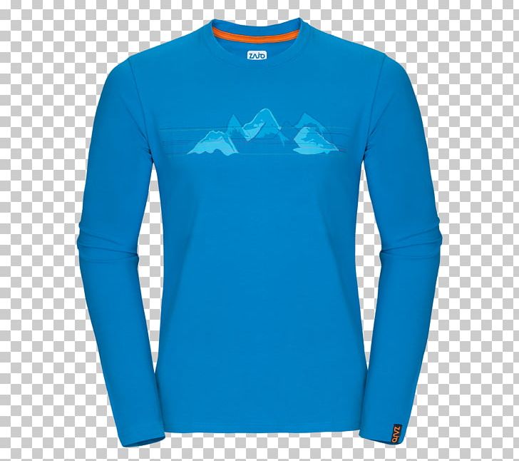 Long-sleeved T-shirt Long-sleeved T-shirt Neck PNG, Clipart, Active Shirt, Aqua, Azure, Blue, Blue Mountains Free PNG Download