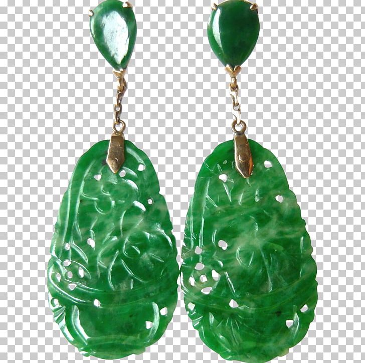Jade Earring Emerald Jewellery PNG, Clipart, 14 K, Art Deco, Carve, Earring, Earrings Free PNG Download