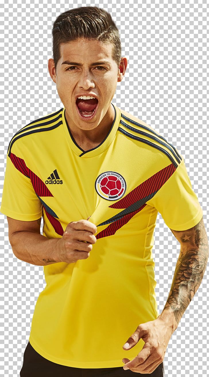 James Rodríguez 2018 World Cup Colombia National Football Team Jersey 2018 FIFA World Cup Qualification PNG, Clipart, 2018 Fifa World Cup Qualification, 2018 World Cup, Brazil National Football Team, Clothing, Football Player Free PNG Download