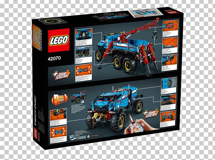 LEGO 42070 Technic 6x6 All Terrain Tow Truck Lego Technic Toy PNG, Clipart, Dolly, Lego, Lego Technic, Machine, Offroad Vehicle Free PNG Download