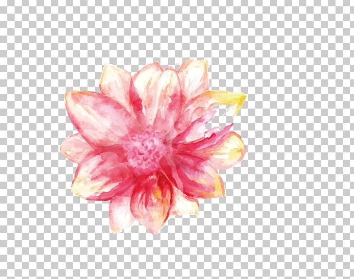 Pink Hand-painted Flowers PNG, Clipart, Art, Dahlia, Decorative Patterns, Design, Floral Design Free PNG Download