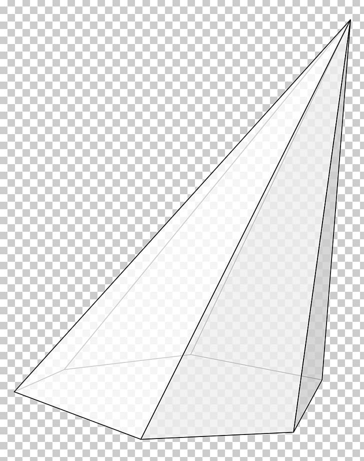 Triangle Point Pyramid Polyhedron Polygon PNG, Clipart, Altitude, Angle, Area, Black And White, Edge Free PNG Download