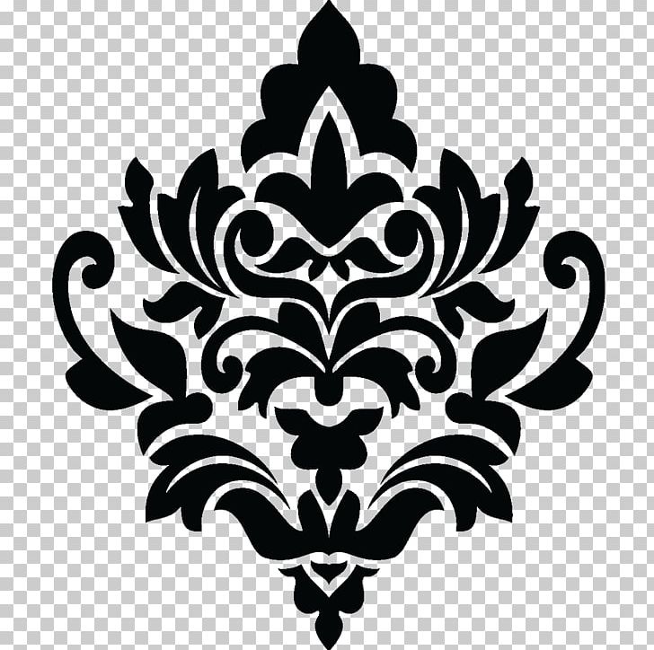 Wall Decal Damask Sticker PNG, Clipart, Art, Black And White, Damask, Decal, Decorative Arts Free PNG Download