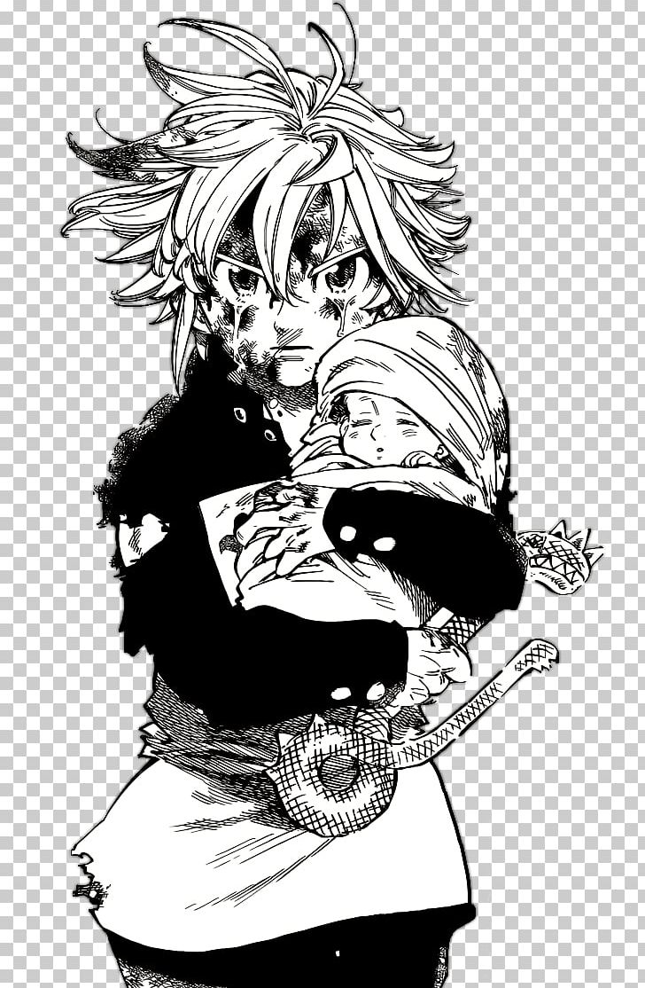 The Seven Deadly Sins Meliodas Manga Anime Merlin PNG, Clipart, Anime, Arm, Art, Artist, Artwork Free PNG Download